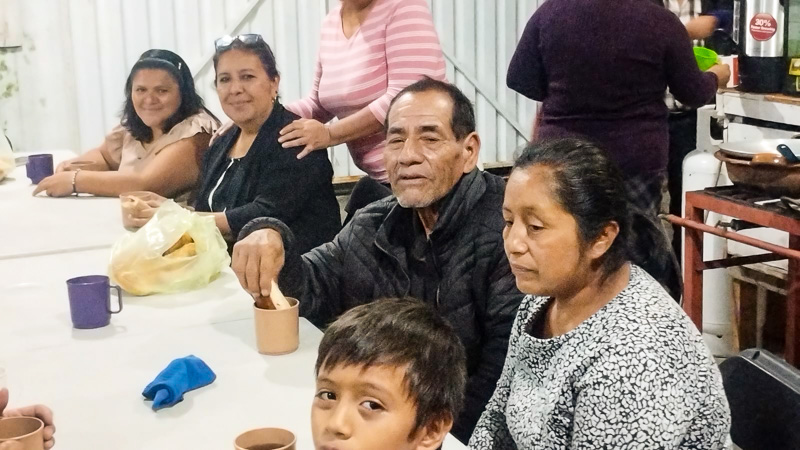 Ahora él y su familia están siendo restaurados